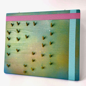 Jewelry storage made of wood hand-painted - Theca S9 piccola